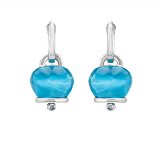 Pendientes Chantecler Mujer Et Voilà Campanelle in Plata Diamante 0.01 Ct 43006 - 43006